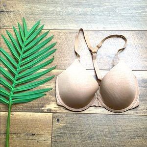 Victoria Secret Racerback Semi Demi sz 32 DD